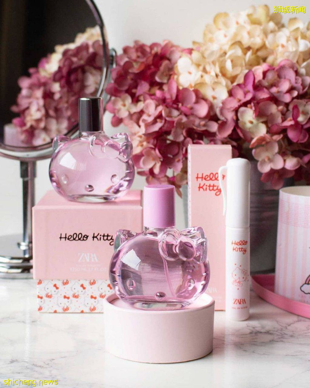 Zara联手Hello Kitty推出超甜美香水!不到20新就可以拥有
