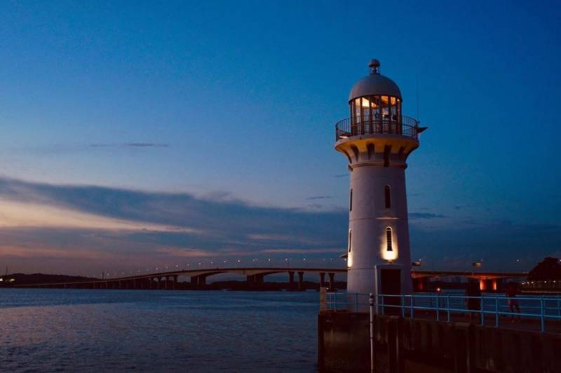 新加坡西海岸灯塔,孤独且美丽的小灯塔!唯美意境拍摄地✨⭐️