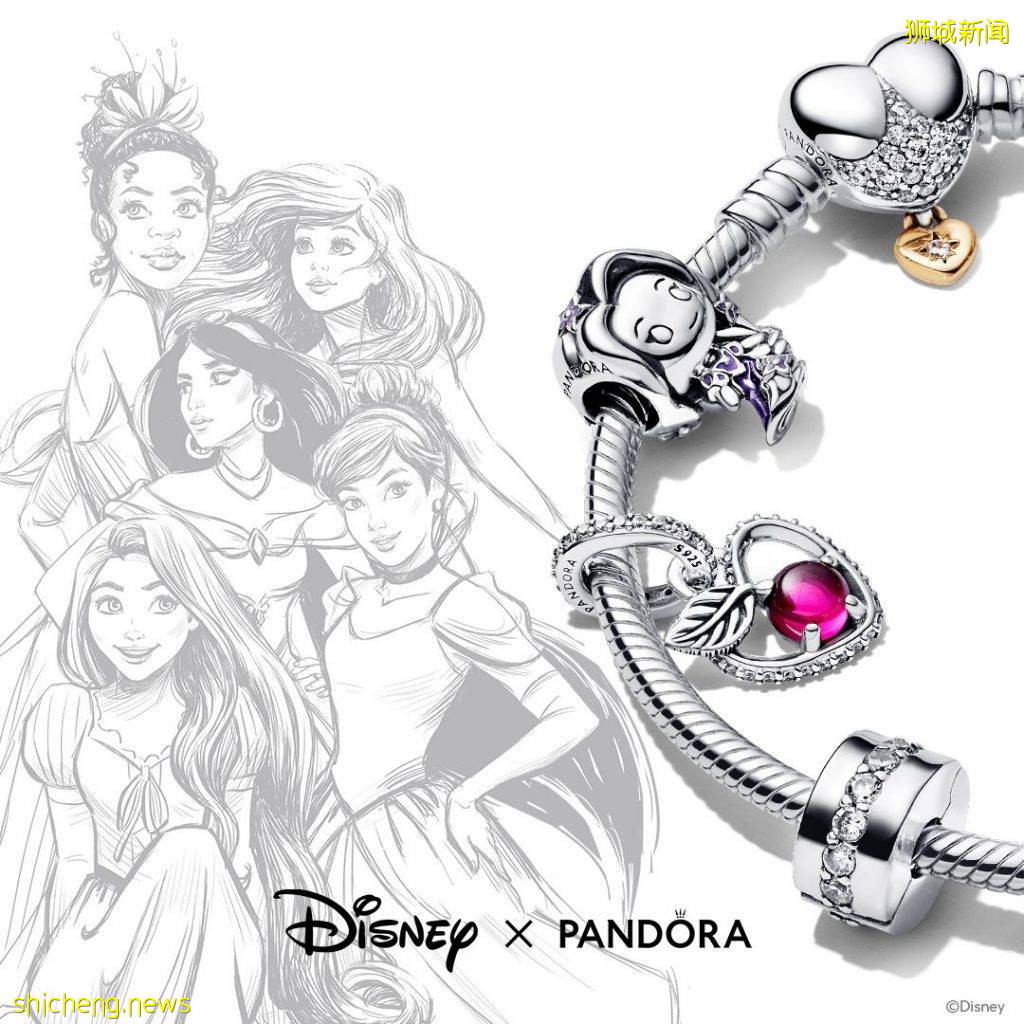 Pandora x Disney公主联名2021新系列！精致又可爱快来get 