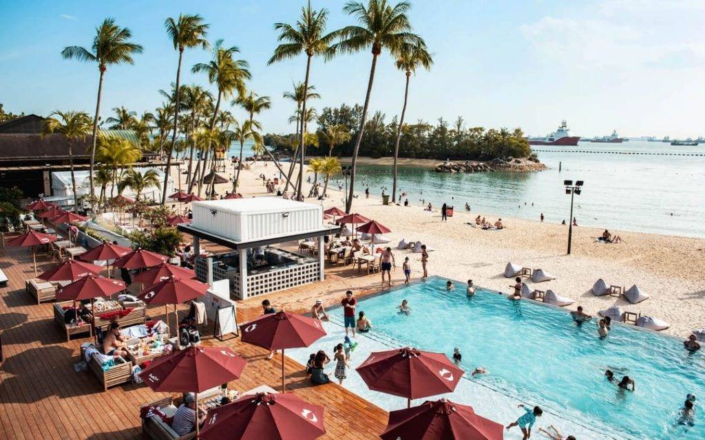 聖淘沙Rumours Beach Club🏖撲進泳池遨遊，享受陽光沙灘☀想要假裝Bali度假就來這