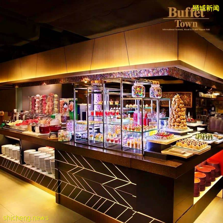 Buffet Town國際美食自助餐重新開放📣 促銷特價一人只需S$27.50💥暢享數百種美食