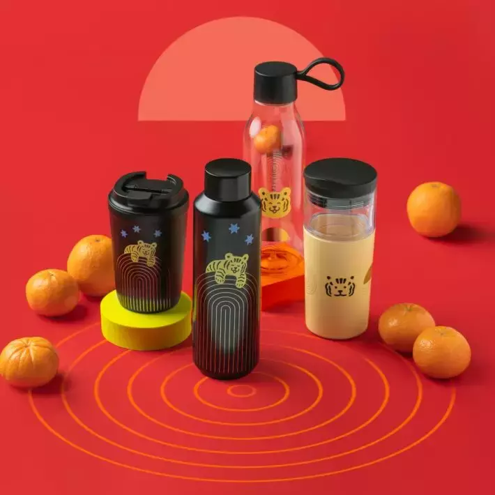 星巴克虎年限定系列即將上市!超萌小老虎主題杯子&公仔,1月5日起發售