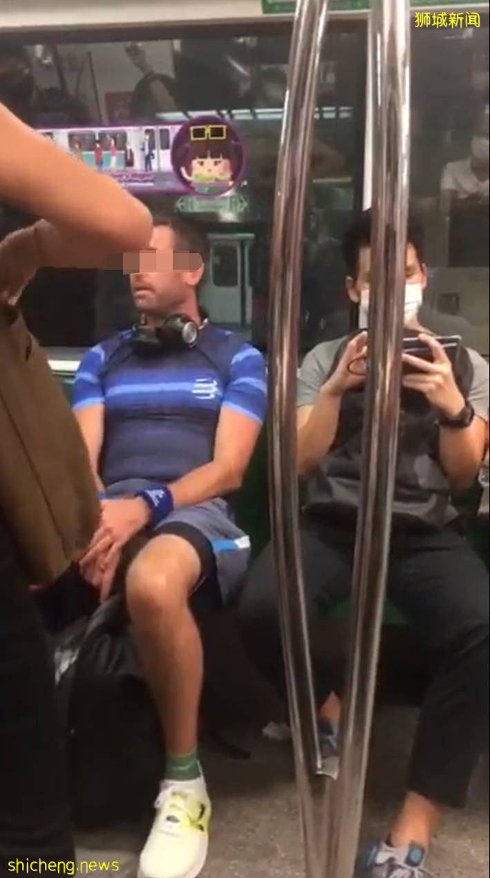 新加坡这个妇女拒绝戴口罩，还威胁志愿者 “你在骚扰我吗？”