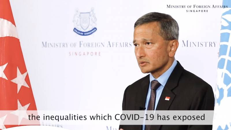 外交部長維文在第75屆聯合國大會指出,全球需要多邊主義疫苗,需要加強國際間合作