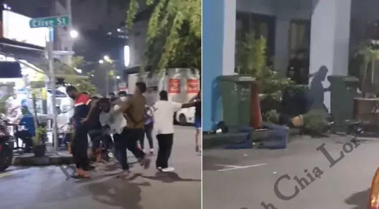 丟椅子砸花盆 小印度一帶發生毆鬥