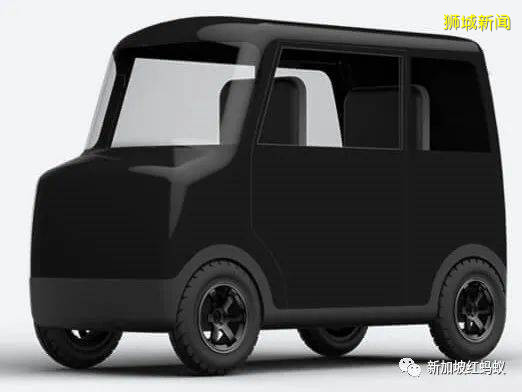 狮城这款新的共享电动车，让网民联想到“纸扎车”