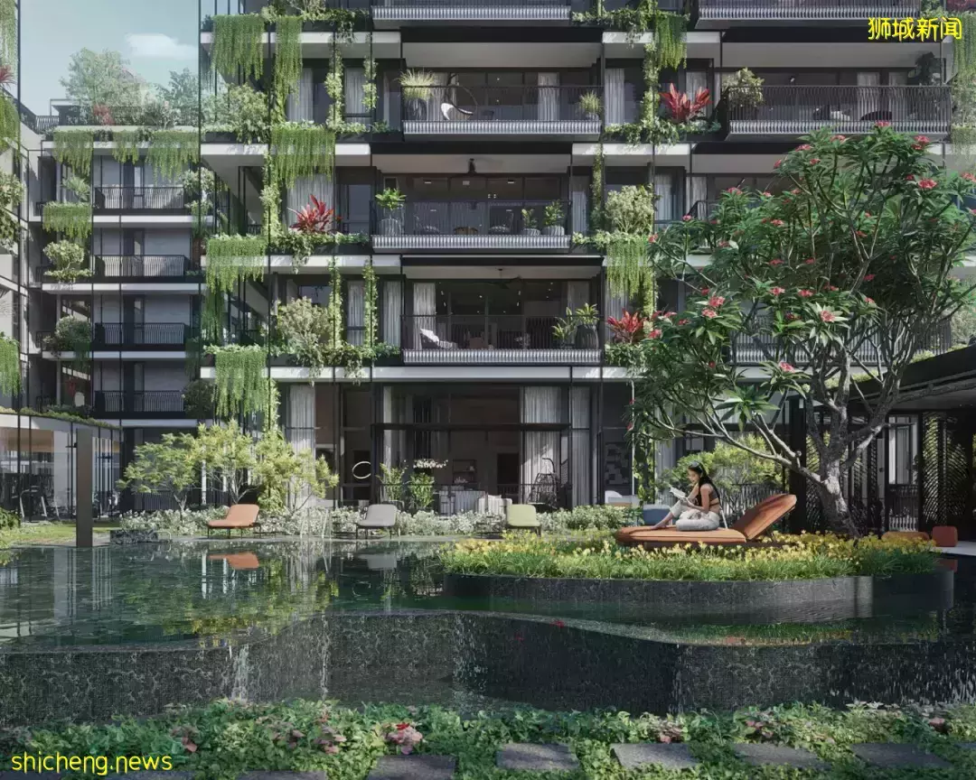 新加坡又出全景观公寓,示范了真正的花园式小区