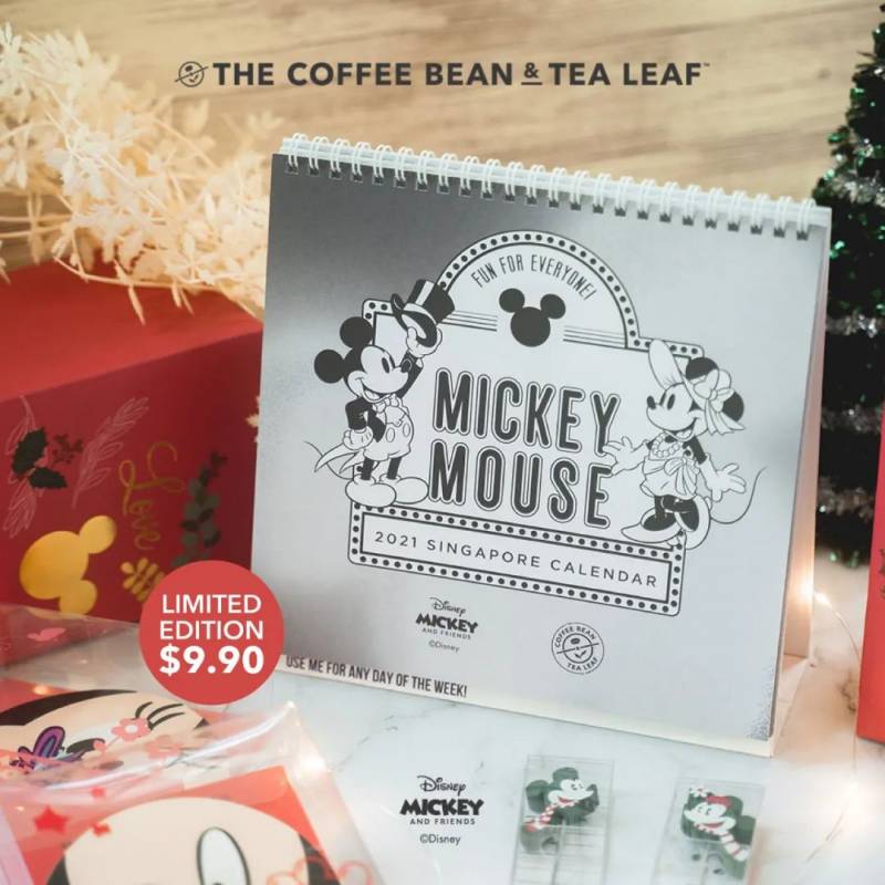 Coffee Bean S'pore推出米奇米妮聖誕限量新品
