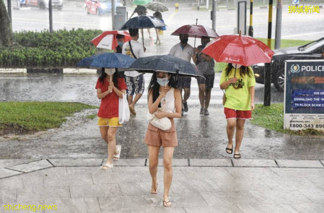 新加坡未来两个月或将经历更大的降雨