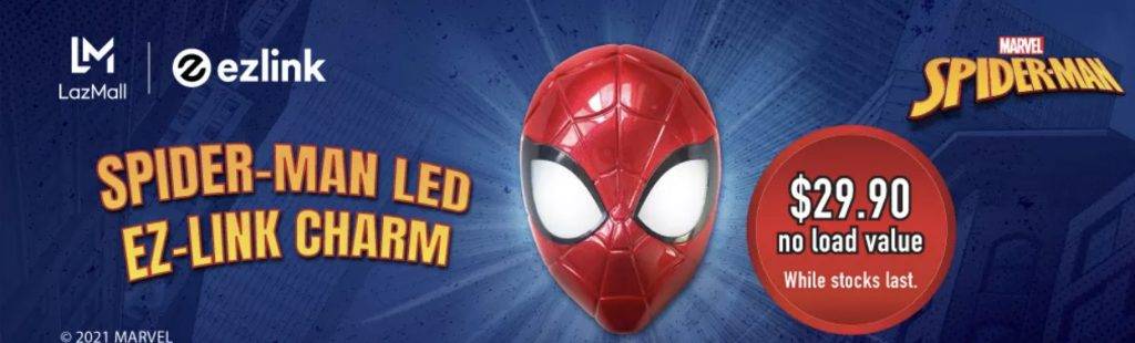 漫威迷們看過來！蜘蛛俠Ez Charm發售啦～眼鏡會亮燈哦！！So Cool