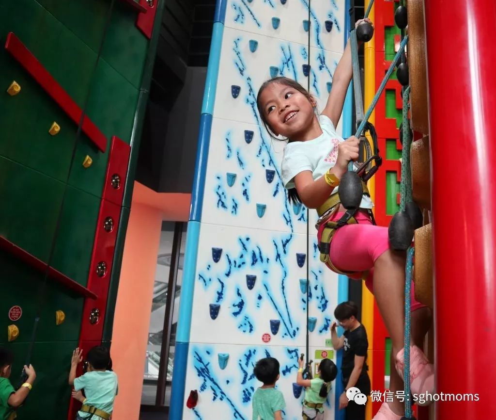 刺激！新加坡11个儿童攀岩馆，让娃尽情飞檐走壁