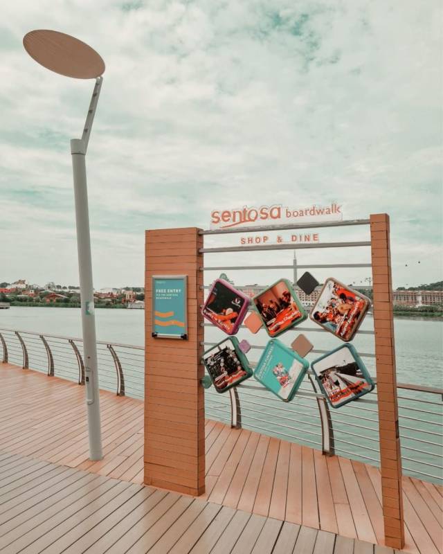 徒步漫游🚶🏻‍♀️新加坡跨海步道！Sentosa Boardwalk唯美路线 + 海上浮桥