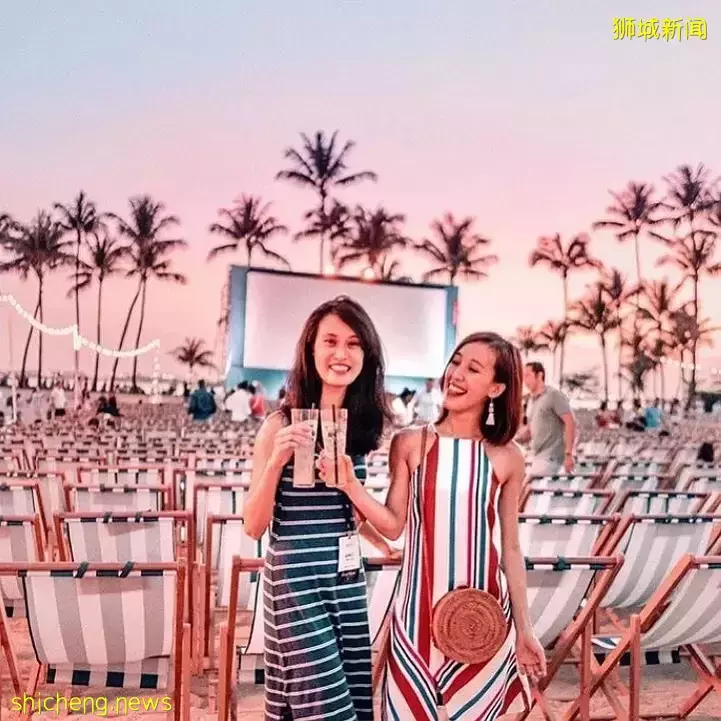 全亞洲最美戶外影院就在聖淘沙！讓你在沙灘夕陽下看好萊塢大片，一人只需$44.80，趕快預訂