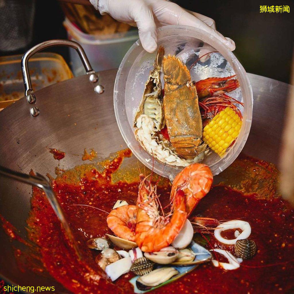 泰国老火车夜市风格海鲜桶！12新币起狂吃海鲜 