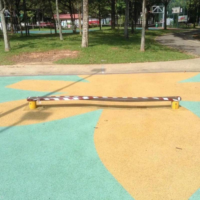 新加坡用膠帶做了一場大型公共藝術