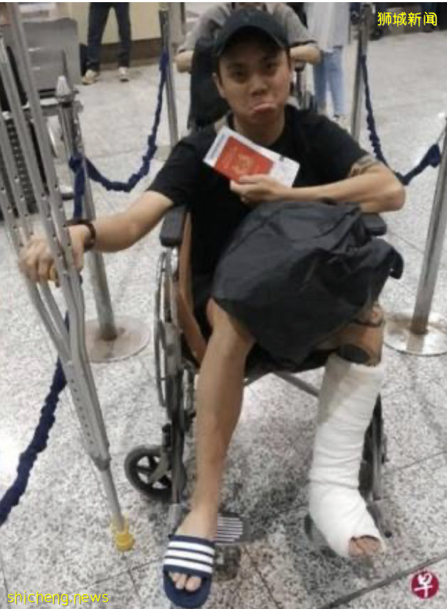 新加坡騎車到蘇格蘭 半程遇車禍迫放棄