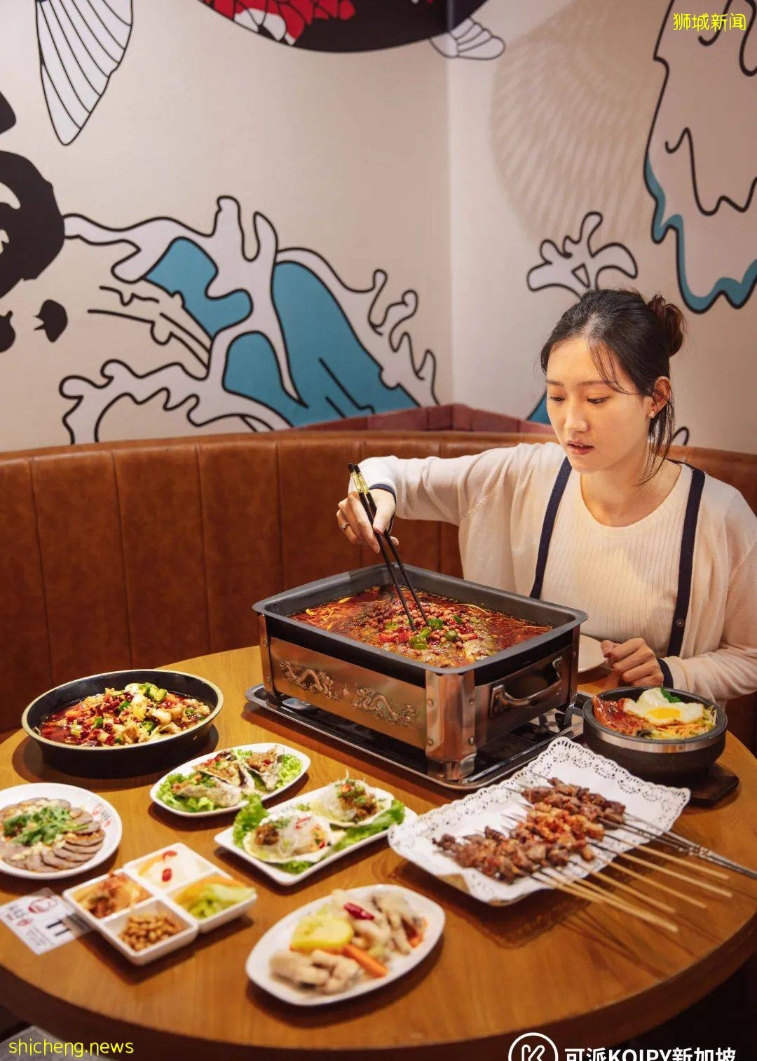 買一送一的烤魚和啤酒，拿來吧你