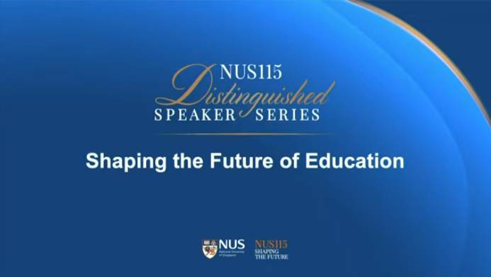 新加坡教育部长黄循财发表“塑造教育的未来”演讲,提出未来教育体系四项改革方向