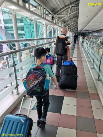 与父母分离15个月 2小孩赴新国团聚