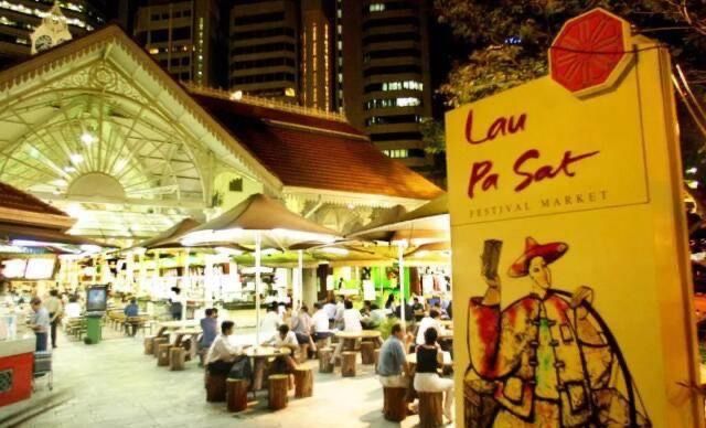 新加坡五家小贩中心,取消一次性餐盒了