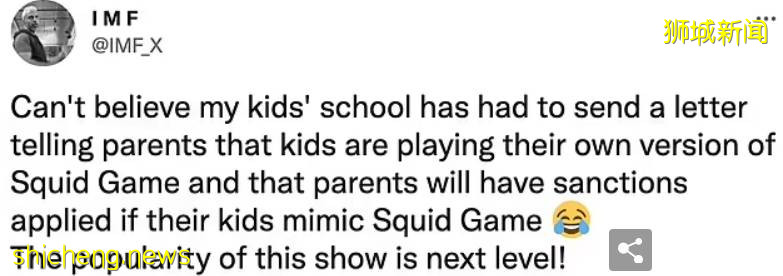 实拍一群新加坡小孩在玩《鱿鱼游戏》!连台词都会背