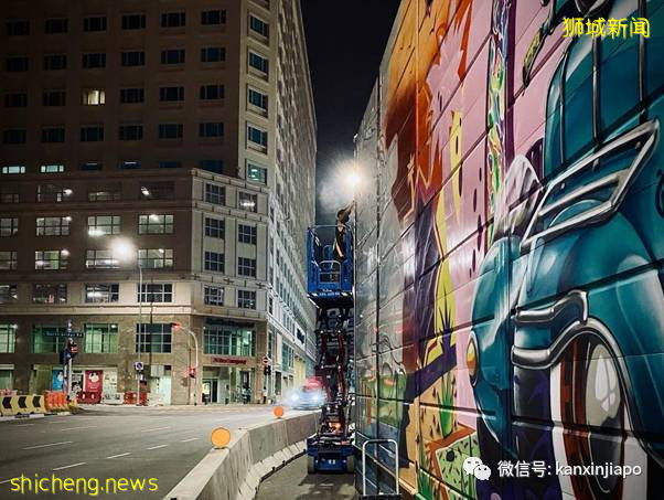 新加坡最长的街头艺术!238米,一直拍拍拍不停