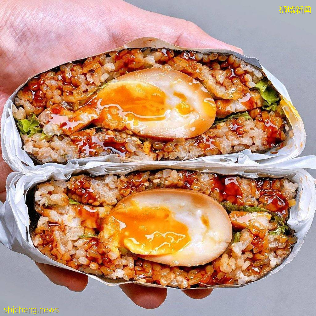 居家新发现!日式Onigirazu米饭卷、流心溏心蛋超诱人😍懒人早午餐首选、全岛外送中🛵