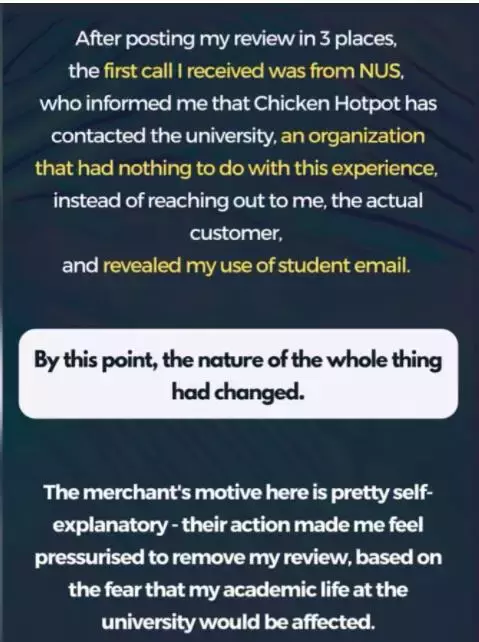 新加坡女大学生餐后给差评，餐厅一波“豪横”操作居然逆向走红