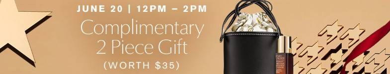 雅詩蘭黛新加坡旗艦店開啓年中大促!小棕瓶、DW粉底、鋼鐵俠面膜等買一送一!還有超多贈品送你!