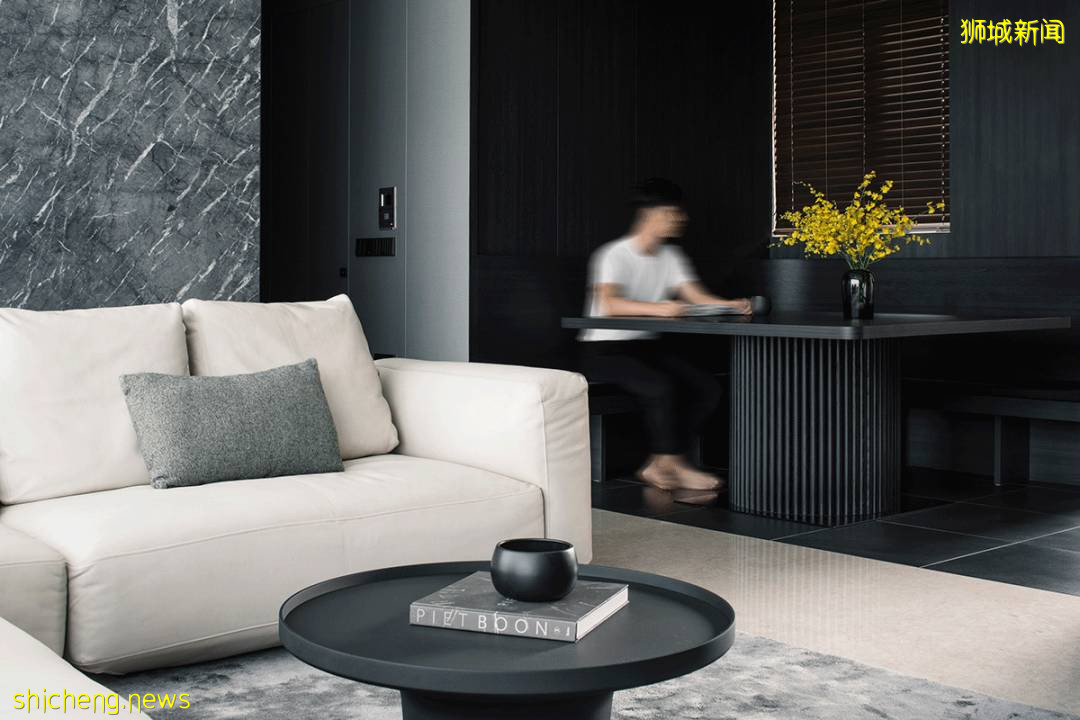 146㎡ 黑色调公寓,打造别样的轻奢感