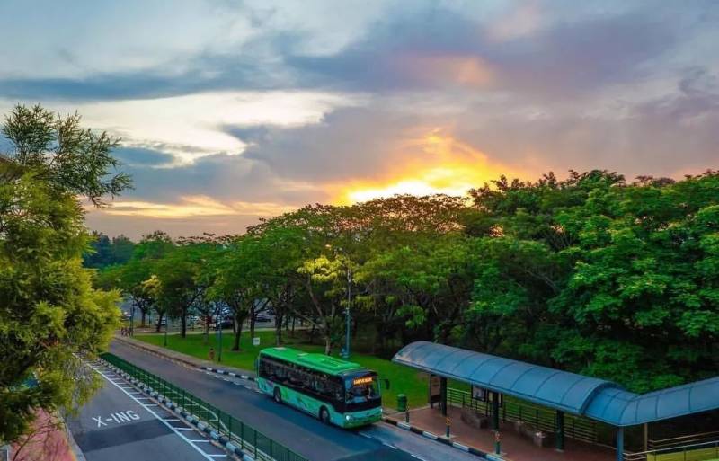 NTU 的黄昏也太好看了吧