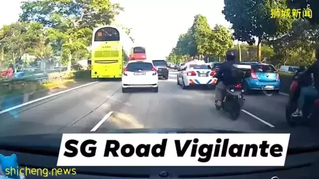 三条车道车辆放慢车速为警车开路 获网赞好