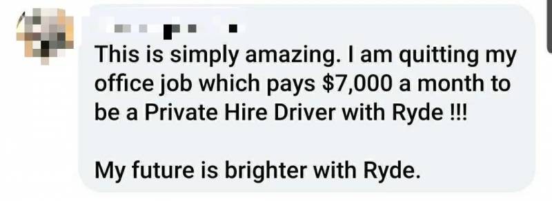 一起辞职做网约车司机吗?月入近万新元
