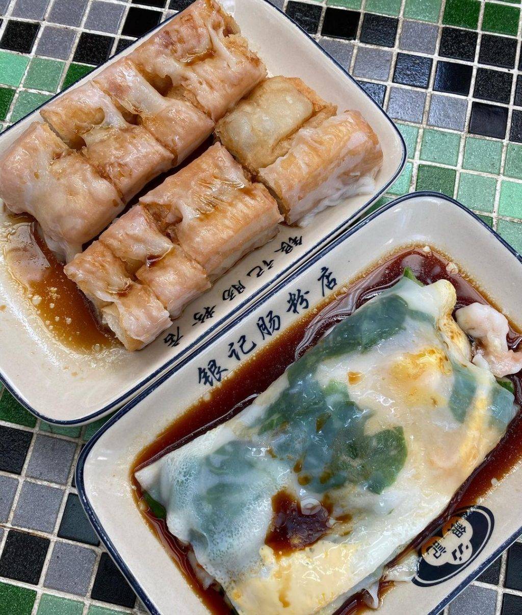 红遍广州、走向国际的银记肠粉店🔥牛肉+猪肝+油条馅料,薄如纸的肠粉吹弹可破