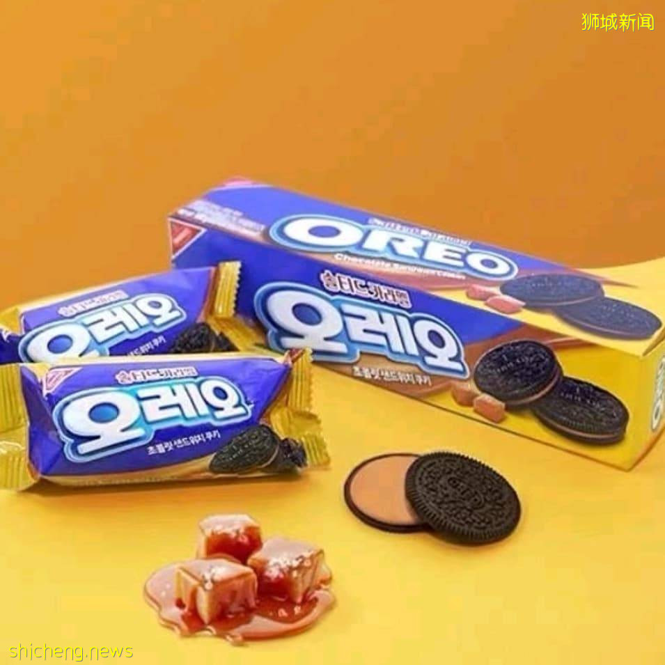 焦糖海盐Oreo!来自韩国的神仙味道,现已进驻本地超市