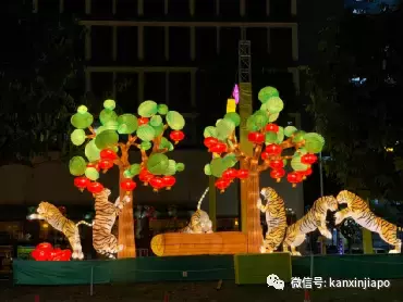 进入虎年开始倒计时,昨晚举行牛车水新年亮灯仪式