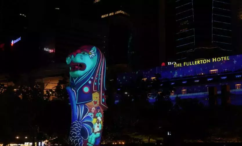 你好！2022！新加坡雨中跨年夜！生机盎然！充满希望