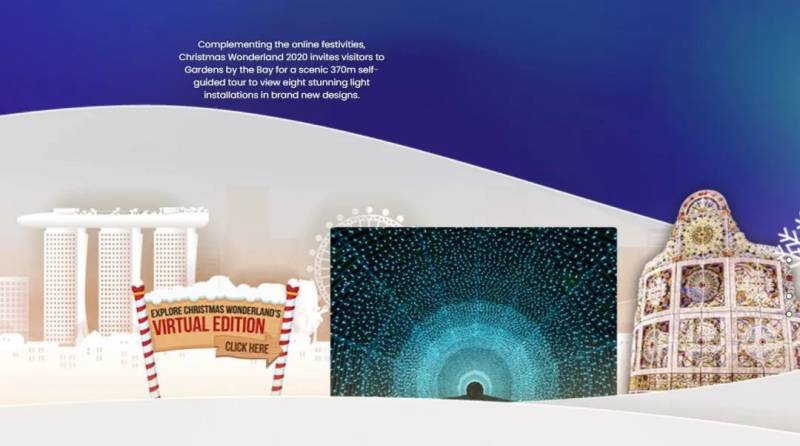 新加坡滨海湾花园圣诞仙境线上线下同开放!可以和圣诞老人通视频哟