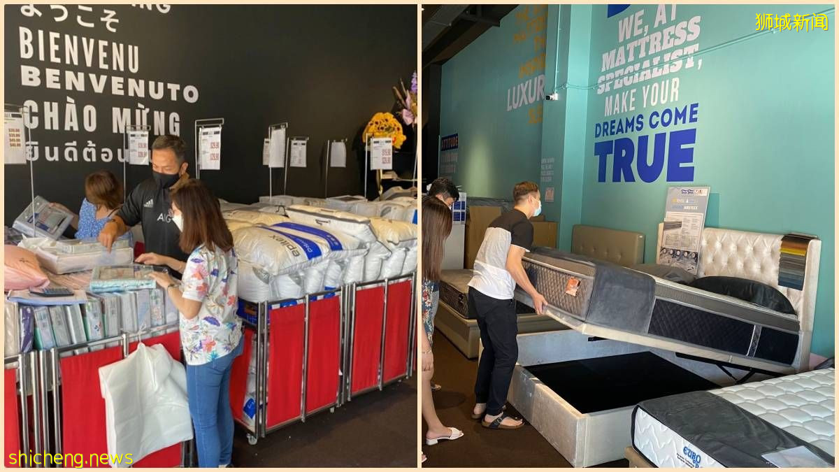 Four Star Warehouse大促銷, King & Queen 床墊 $300不到, 床單$10起