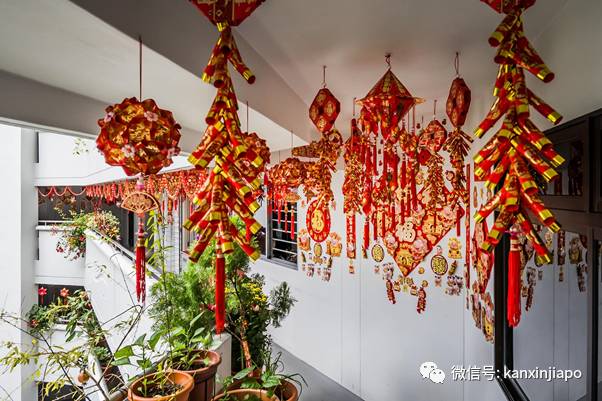 牛车水算啥?看这组屋的春节装饰,牛年要不旺都难