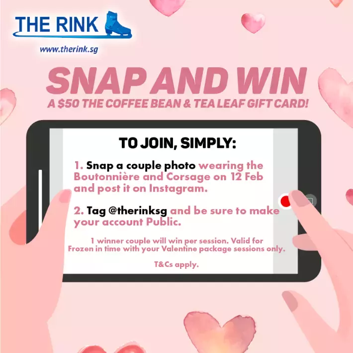 冰雪情人節!JCube冰場推出情人節專場活動,甜甜Love Song、Disco Light浪漫氣氛拉滿