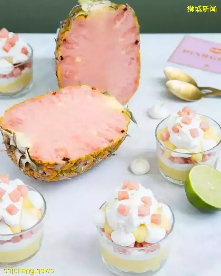 世界首款粉色菠蘿！顔值超高😍快去Cold Storage買