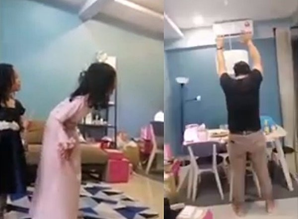 技工上门修冷气 女孩拿水给他喝 竟是逾半年没见的爸爸