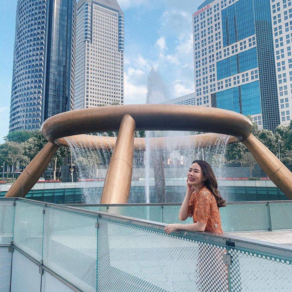 探索水域之美💙新加坡秘密打卡據點💦財富噴泉！氣場攀升、沐浴身心，添好運再出發👣