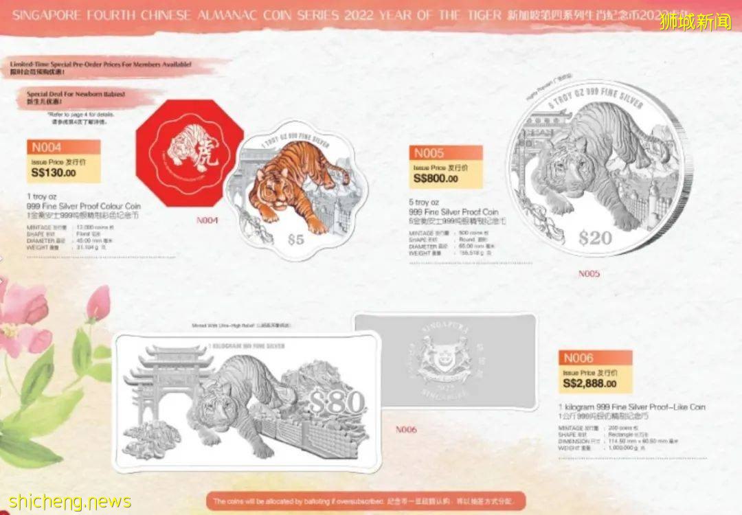迎接农历虎年，新加坡金融管理局推出虎年纪念币！采用虎豹别墅为背景别具新意