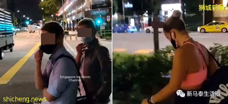 新加坡男子满街拍视频要洋人戴好口罩