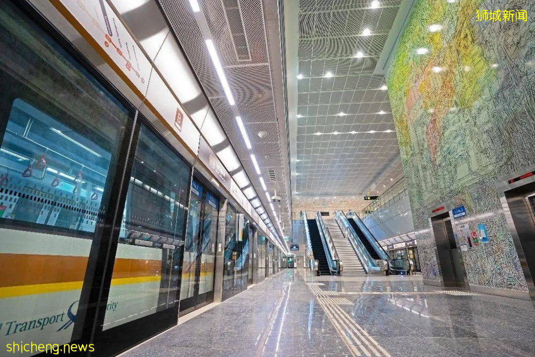 地铁通车 新加坡汤东线第二阶段开通啦!10万居民出行受益