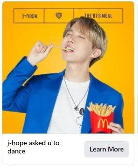 麥當勞“防彈少年團”BTS套餐新加坡開賣拉！只能通過送餐平台訂購，不接受店內打包和得來速