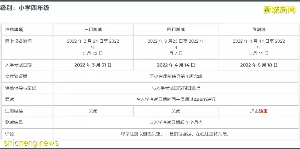考試安排更新!2022新加坡三育中小學5月入學考試安排出爐