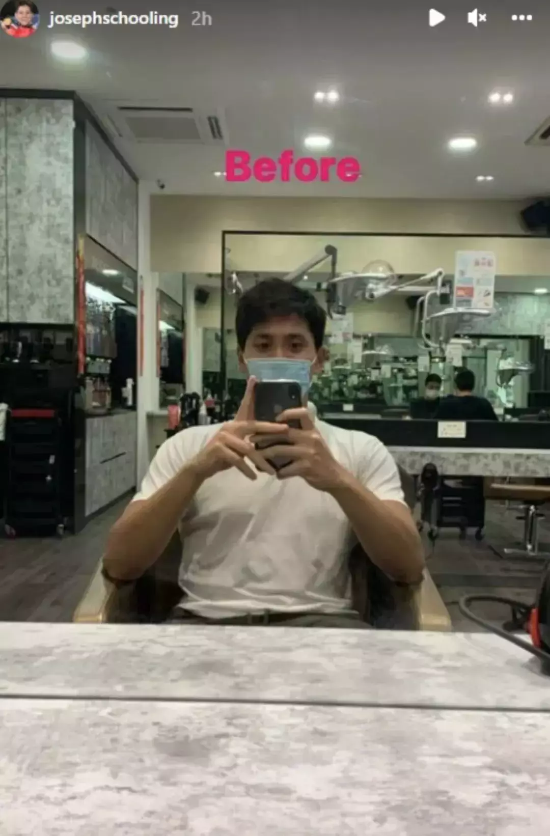 新加坡奥运冠军约瑟琳晒“剃头照”,终于要去服兵役了